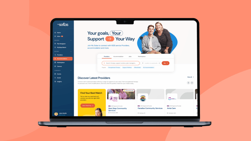 MySolas – A Innovative NDIS Digital Marketplace
